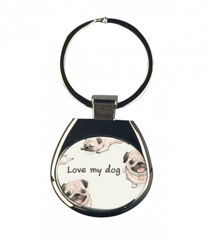 พวงกุญแจ Love dog design Key-ring